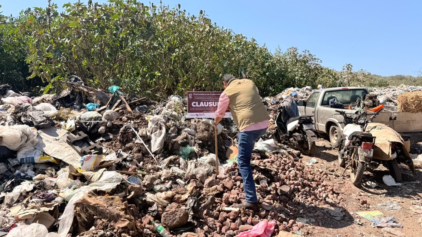 Proam Clausura Temporalmente Basurero Municipal de Puruándiro por Incumplimiento Normativo