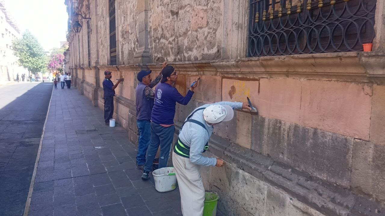 Gerencia del Centro Histórico de Morelia Intensifica Mantenimiento y Restauración del Patrimonio