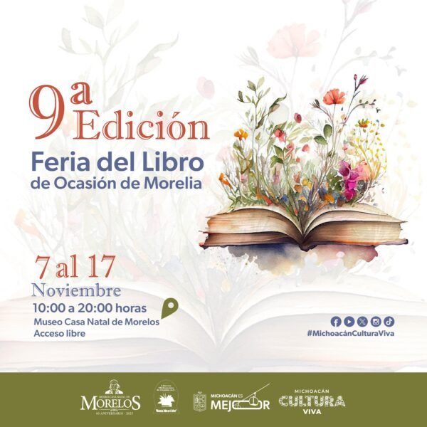 Arranca la Novena Feria del Libro de Ocasión de Morelia