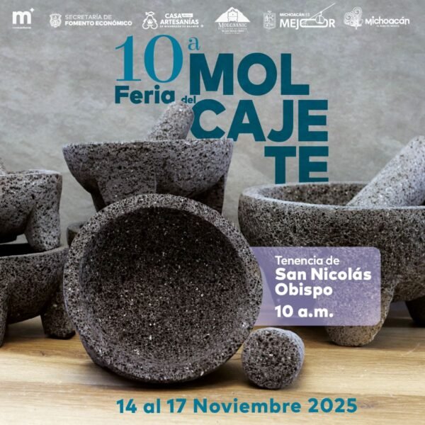 Aprovecha el Fin de Semana Largo y Visita la Feria del Molcajete en San Nicolás Obispo