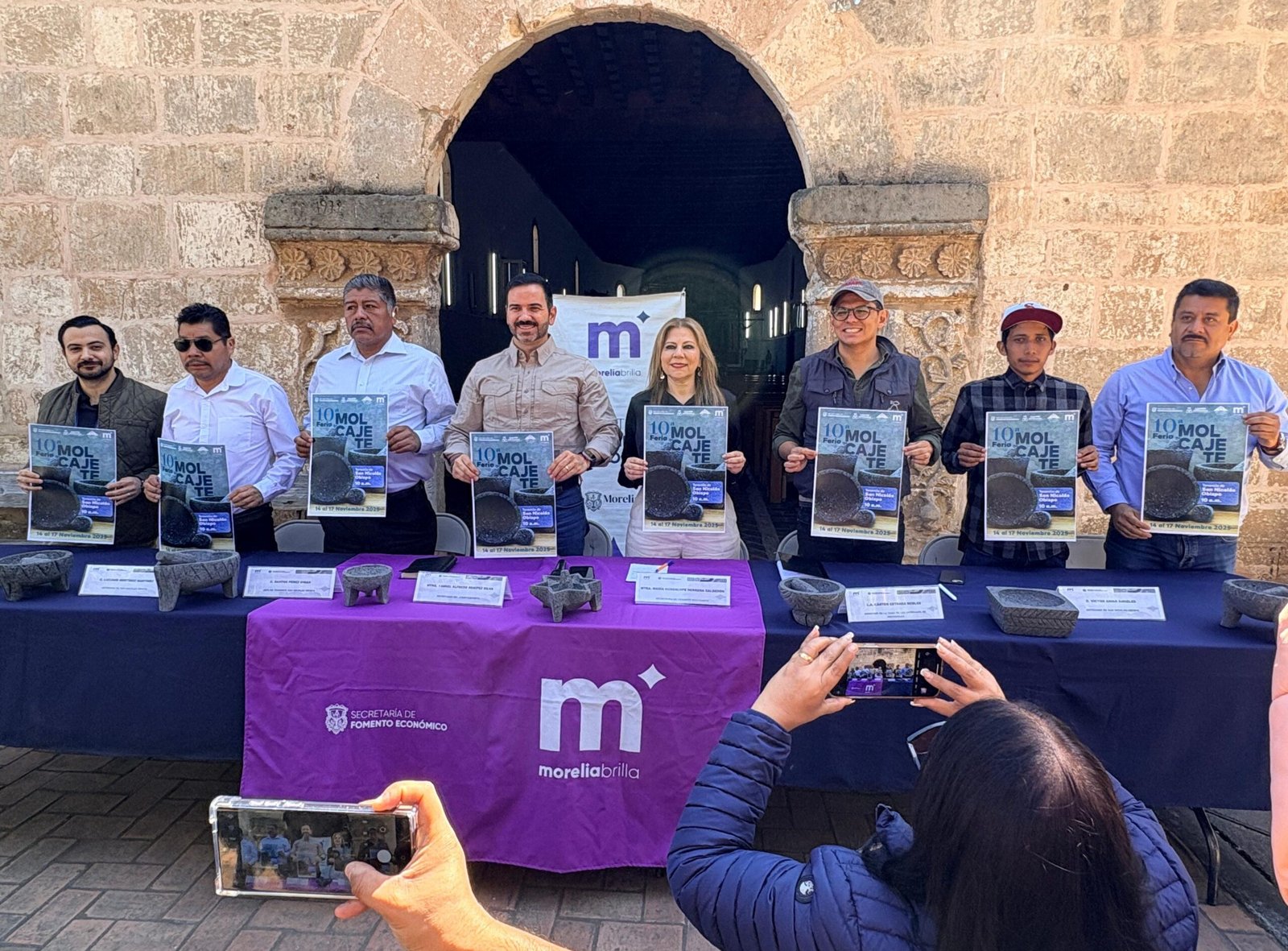 Yankel Benítez Anuncia la Décima Feria del Molcajete en San Nicolás Obispo
