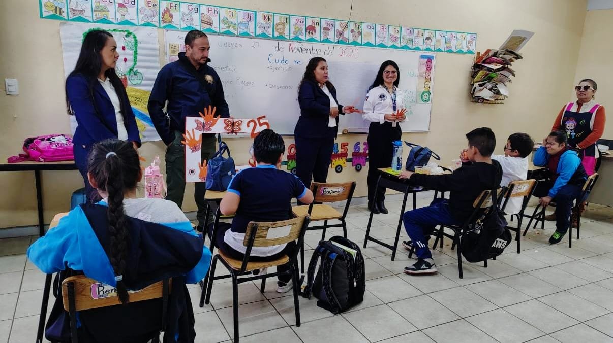 ​FGE Lleva Pláticas sobre Prevención de la Violencia y Protección de Menores al CAM 44D de Morelia