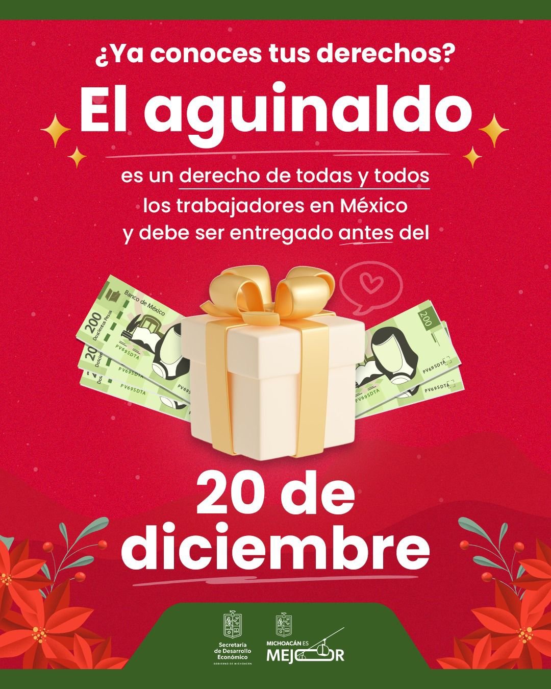 Aguinaldo 2025: Esto es lo que Debes Saber sobre su Fecha Límite de Pago: Sedeco