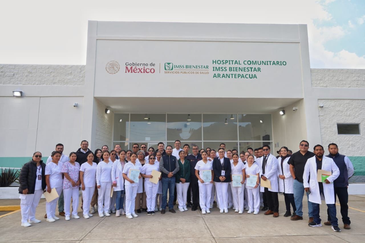 ​Inicia capacitación de personal para puesta en marcha del Hospital Comunitario de Arantepacua: SSM