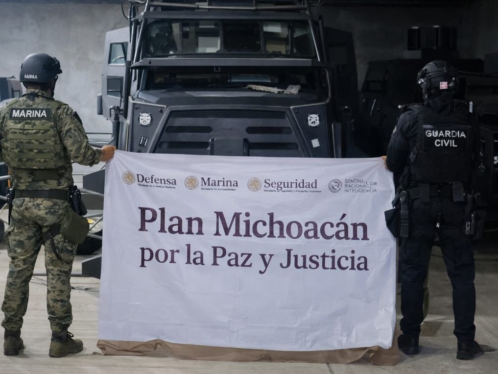 ​Asegura SSP bodega para fabricación de vehículos blindados en Coahuayana