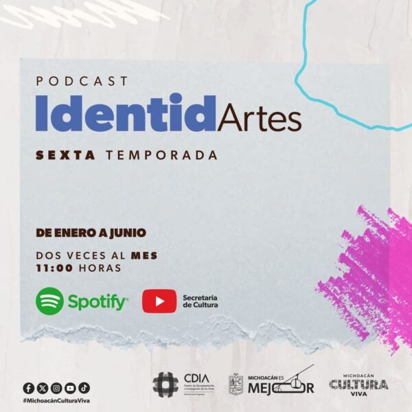 ​Secum inicia sexta temporada del podcast IdentidArtes con programación semestral