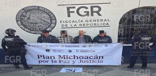 ​FGR obtiene vinculación a proceso contra cuatro personas detenidas con armamento en Tuxpan