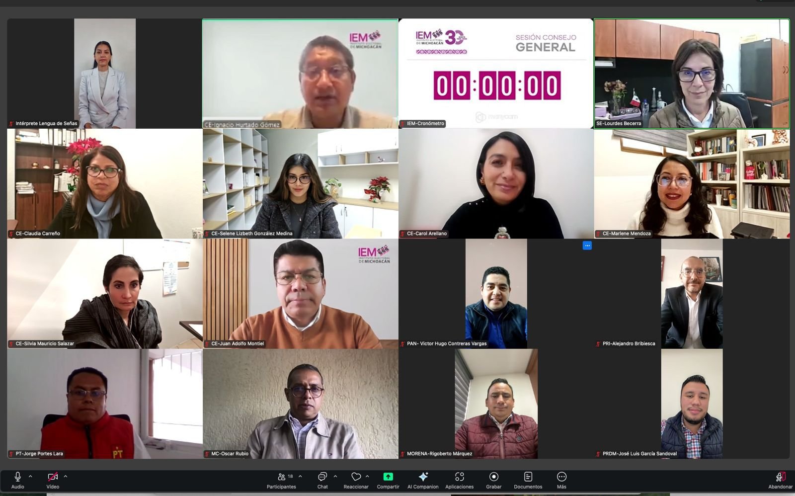 ​El IEM aprueba más de 305 millones de pesos para partidos políticos en 2026