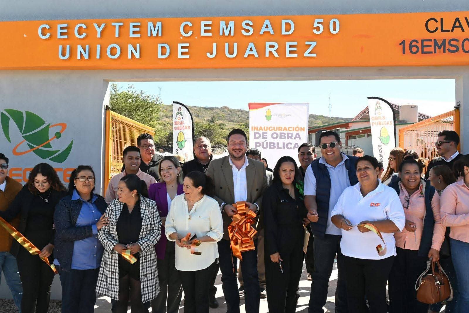 Cecytem inaugura obras de rehabilitación en plantel educativo de José Sixto Verduzco