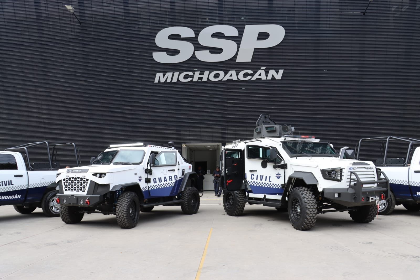 SSP incorpora patrullas todo terreno para operativos de la Guardia Civil en Michoacán