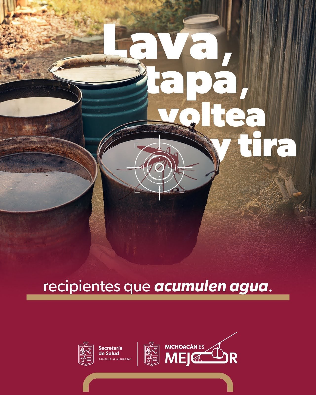 Salud de Michoacán exhorta a mantener acciones contra el dengue durante temporada de frío