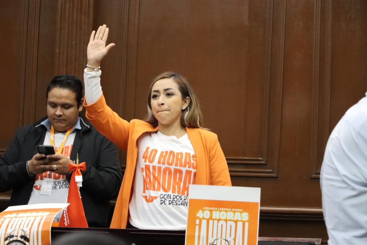 Grecia Aguilar vota a favor de jornada de 40 horas pero exige garantizar dos días reales de descanso