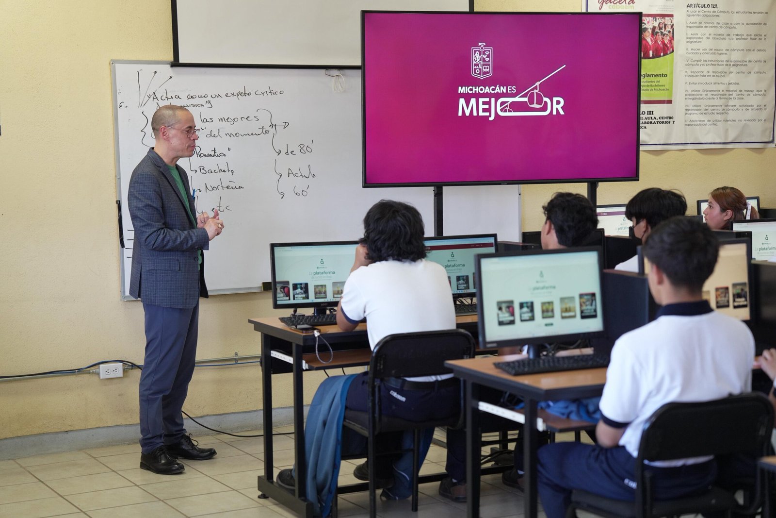 Más de 12 mil estudiantes se forman en inteligencia artificial con Plan Michoacán, informa Iemsysem
