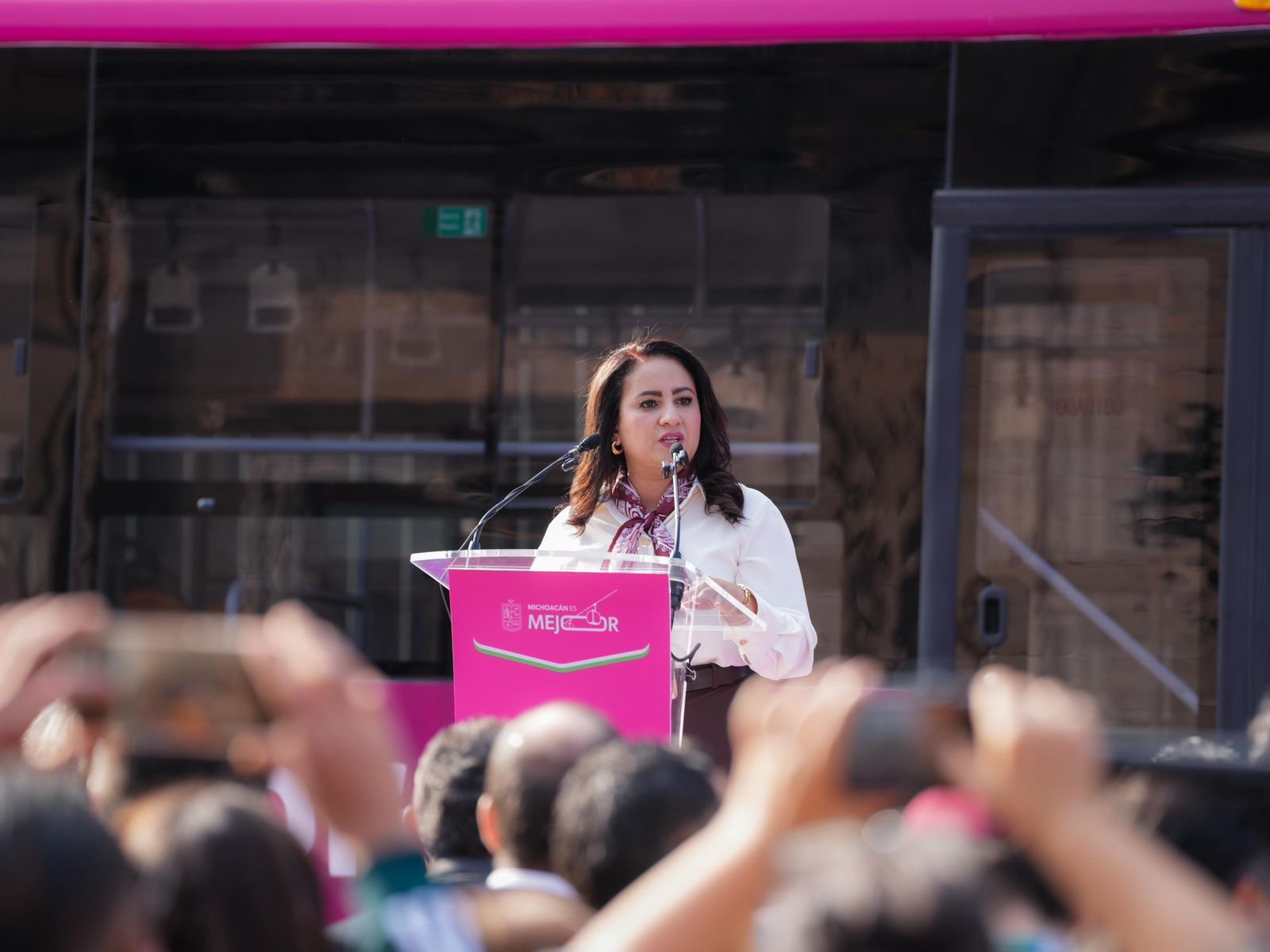 Gladyz Butanda: Morebús salda deuda histórica de más de 50 años en movilidad del poniente de Morelia