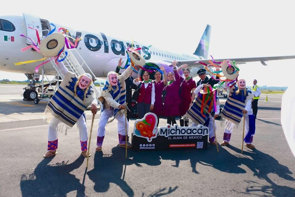 Aeropuerto de Morelia reporta crecimiento del 13.6% en pasajeros durante febrero, informa Sectur