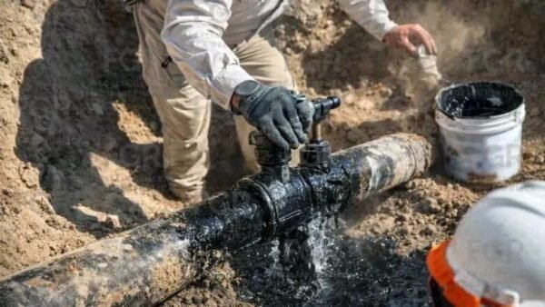 FGR asegura e inhabilita toma clandestina de hidrocarburo en ducto de Pemex en Tarímbaro, Michoacán