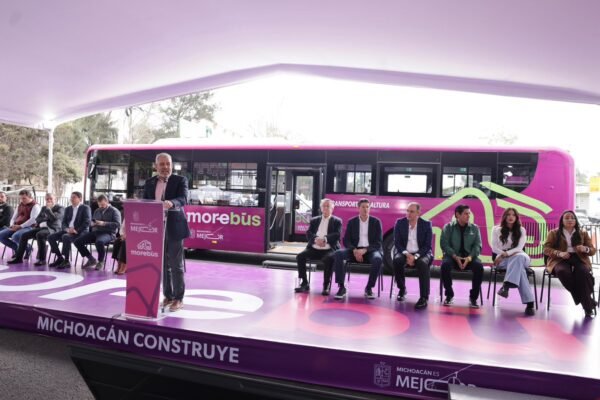 Alfredo Ramírez Bedolla arranca obras del Morebús con inversión de 2 mil 193 mdp en Morelia