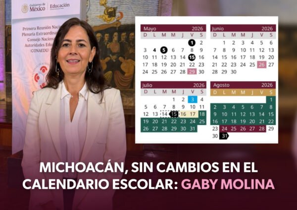 Gabriela Molina confirma que ciclo escolar se mantiene hasta el 15 de julio con excepciones en zonas calurosas