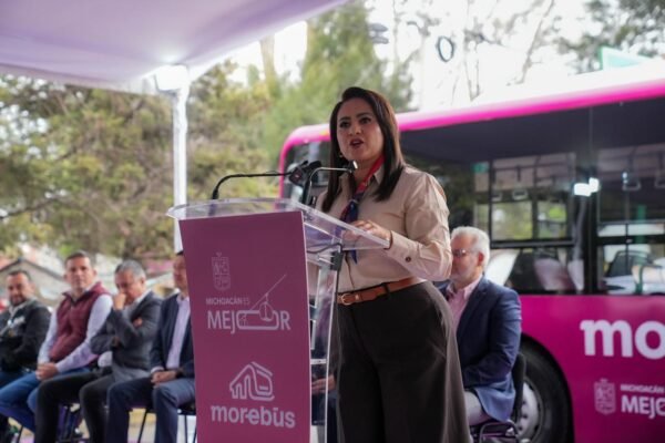 Gladyz Butanda: Morebús devolverá tiempo y bienestar a familias de Morelia reduciendo traslados hasta 50%