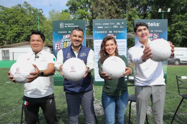 Gobierno de Michoacán lanza torneo “Jalo Futbolero” con bolsa de 100 mil pesos para jóvenes