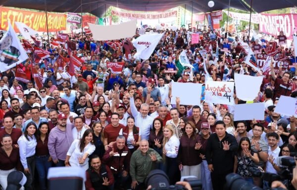 Giulianna Bugarini encabeza asamblea de Morena en Morelia