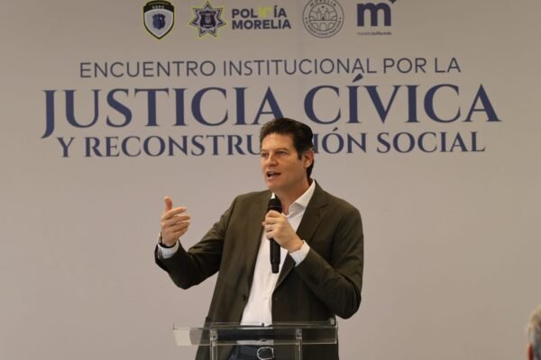 Alfonso Martínez Alcázar: Modelo de Justicia Cívica reeduca y previene accidentes en Morelia