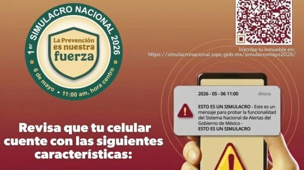 Más de 2 mil 500 inmuebles participaron en Michoacán en el Primer Simulacro Nacional 2026