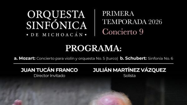 Osidem ofrecerá concierto con obras de Mozart y Schubert en el Teatro Melchor Ocampo