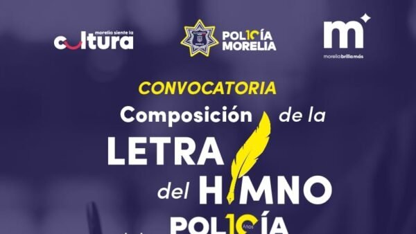 SeCultura cierra convocatoria para Himno de Policía Morelia con premio de 30 mil pesos