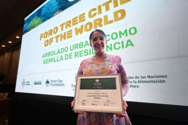 Morelia obtiene distinción internacional Ciudad Árbol de la ONU
