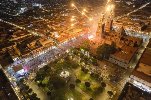 Morelia prepara encendido de Catedral con temas mundialistas para junio