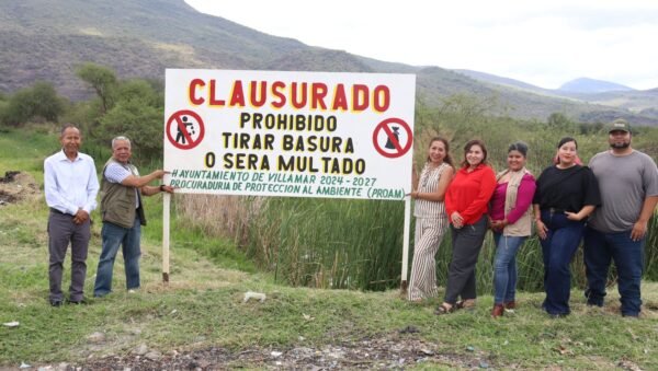 Proam supervisa clausura definitiva de basurero municipal en Villamar