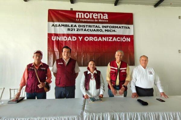 En Zitácuaro,Estructuras de Morena en el Oriente de Michoacán cierran filas con Raúl Morón rumbo a proceso interno