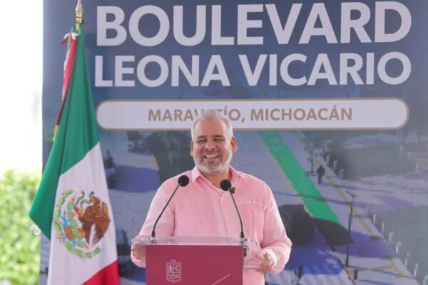 Alfredo Ramírez inicia rehabilitación de bulevar Leona Vicario en Maravatío