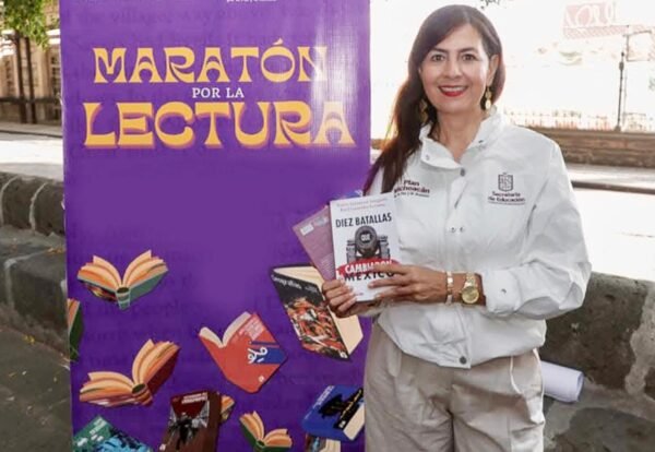Gabriela Molina destaca política de fomento a la lectura con más de 480 mil libros distribuidos en Michoacán