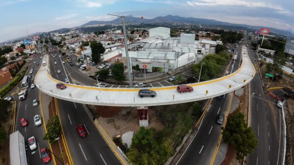 Distribuidor vial Monarca reduce emisiones al agilizar tránsito de 80 mil vehículos en Morelia