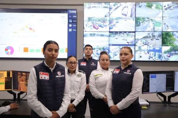 Gobierno estatal refuerza seguridad en Morelia con personal del C5 en C4 municipal