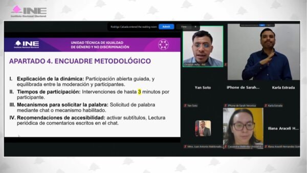 INE consulta a personas con discapacidad visual para mejorar el voto en elecciones judiciales