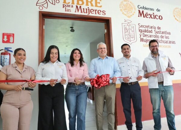 Alfredo Ramírez inaugura Centro LIBRE para mujeres en Yurécuaro