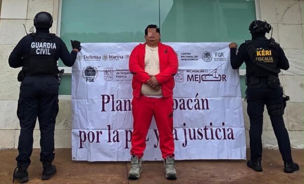 SSP y FGE detienen a Sierra 1 en Morelia y aseguran armas y drogas