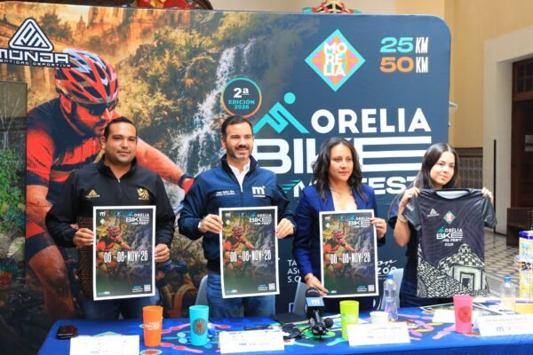 Yankel Benítez anuncia segunda edición de Morelia Bike Fest del 6 al 8 de noviembre