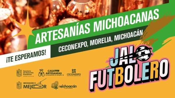 Pabellón artesanal con 80 maestros populares llegará al Jalo Futbolero en Morelia