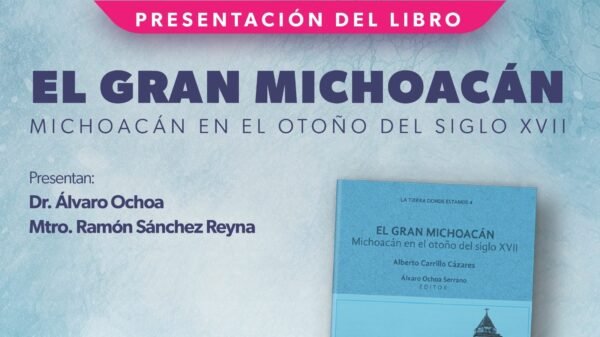 Secum invita a presentación de libro sobre Michoacán en el siglo XVII