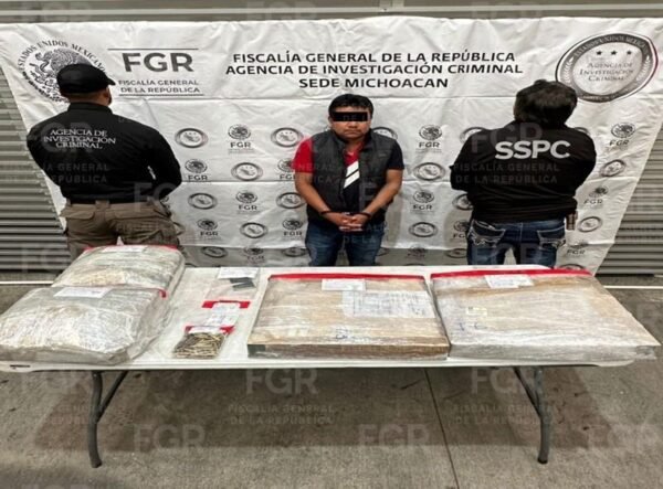 FGR vincula a proceso a persona con más de 8 mil cartuchos en Contepec