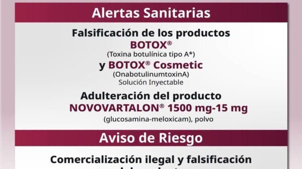 SSM alerta sobre falsificación de productos Botox en Michoacán por alto riesgo a la salud