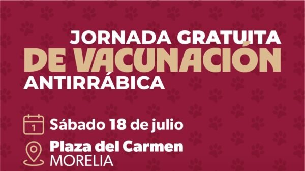 SSM vacunará contra la rabia a perros y gatos en Morelia