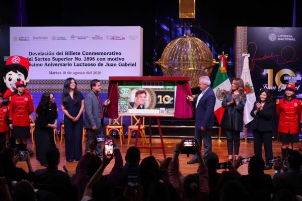 Alfredo Ramírez Bedolla: Lotería Nacional lanza billete conmemorativo de Juan Gabriel