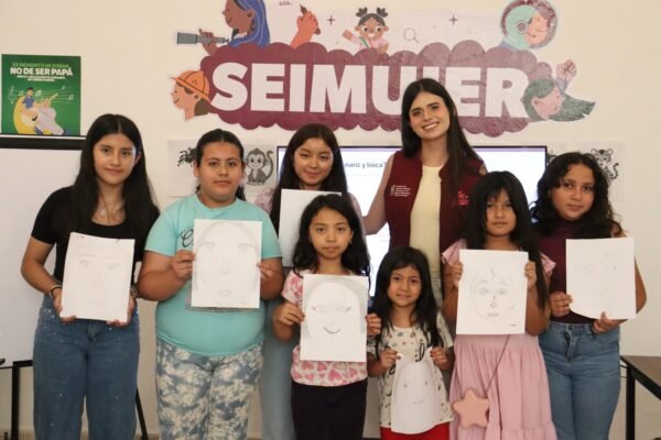 Seimujer impulsa arte y creatividad en niñas y niños con taller de dibujo en Morelia