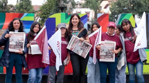 Gaby Molina fortalece defensa de la soberanía en recorrido por Pátzcuaro