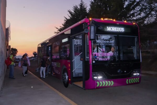 Morebús reducirá tiempos de traslado de Cuto de la Esperanza al Obelisco a 30 minutos en Morelia